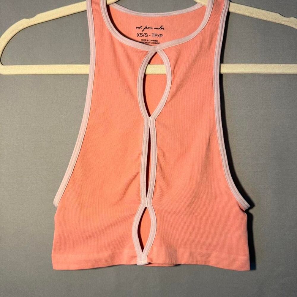 Out-from-under Women's Pink and Orange Crop-top